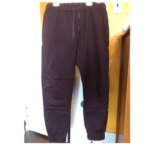 Skinny Maroon Pacsun Skinny Joggers